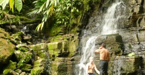 Waterfalls in Amazon Forest