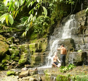 Waterfalls in Amazon Forest