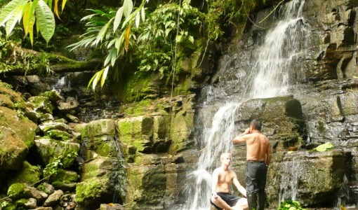 Waterfalls in Amazon Forest